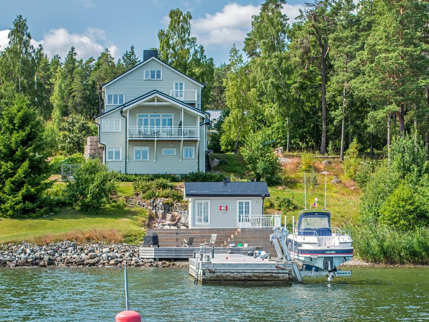 Bostadsmiljö inspirerad av Nacka